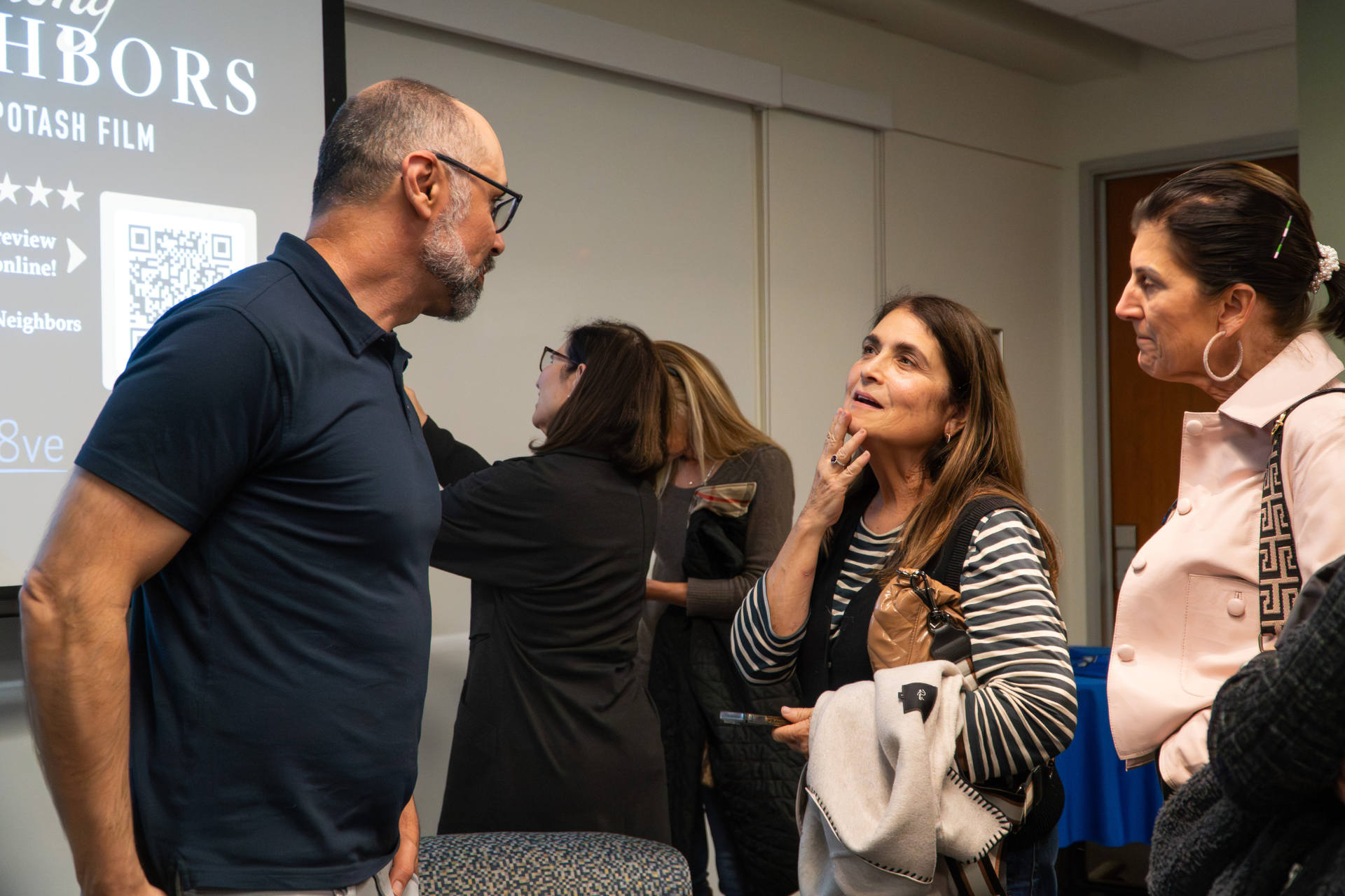 Director Yoav Potash Talking To Audience Member